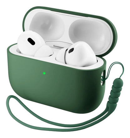 Funda Ornarto De Silicona Híbrida Para AirPods Pro 3 - Negra