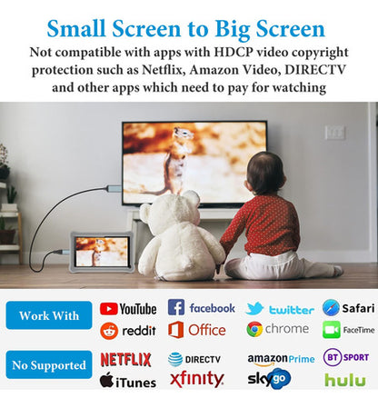 Adaptador Lightning A Hdmi De Alta Definición Para iPhone Color