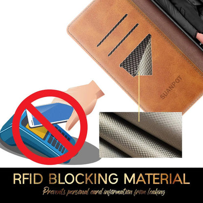Funda Cartera De Cuero Para Samsung Galaxy S20 Ultra Marrón Claro