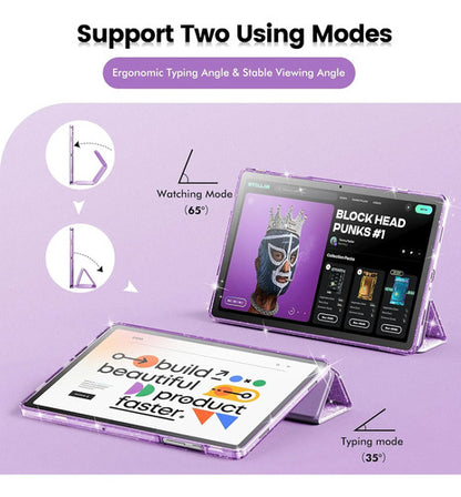 Funda Brillante Para Samsung Galaxy Tab A11 Plus/a9 Plus Violeta