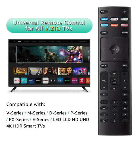Control Universal De Precisión Para Smart Tv Vizio Xrt136