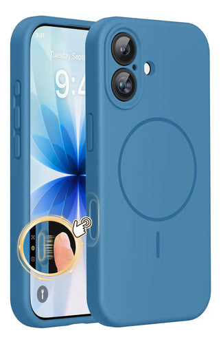 Funda Magnética Miracase Para iPhone 17 Azul