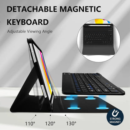Funda Con Teclado Para iPad 11th 10th Gen Azul