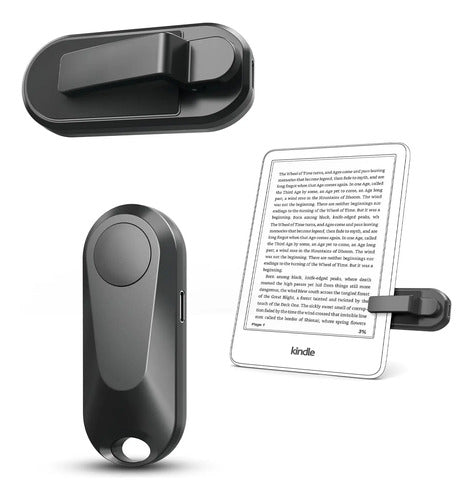 E-reader Control Remoto Girador De Paginas Negro