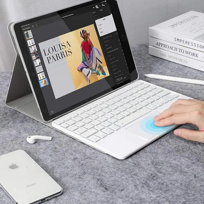 Funda Con Teclado Para Lenovo Tab M10 Hd Rosa