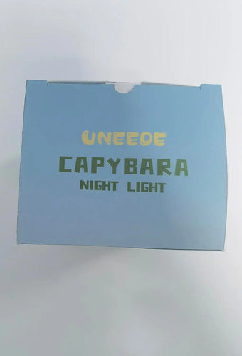 Lámpara De Noche Capybara, Luz De Silicona Recargable Marrón