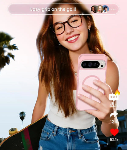 Funda Para Google Pixel 10 Pro Xl Y 9 Pro Xl Azul Rosa