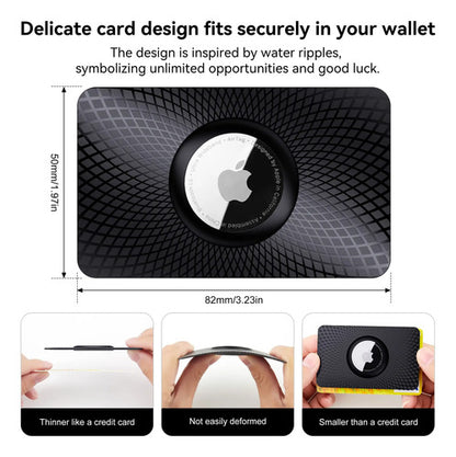 Paquete De Fundas Para Airtag De Apple Ultra-delgadas (x2) Negro