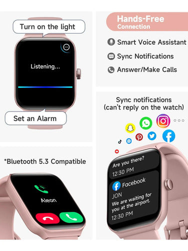 Smartwatch Toobur Para Mujer Con Alexa
