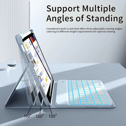 Funda Con Teclado Para iPad (a16) 11th/10th Gen (11/10.9) Gris