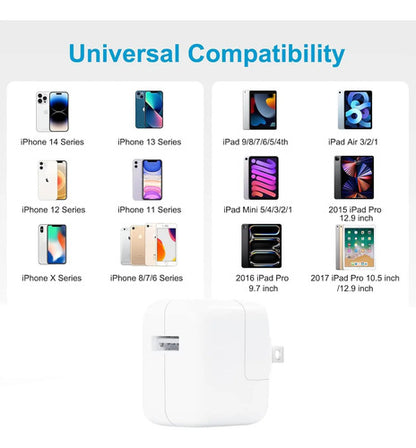 Cargador Para iPhone 12w Usb Adaptador De Pared Originial