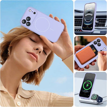 Funda Magnética Miracase Para iPhone 17 Pro Max Lila