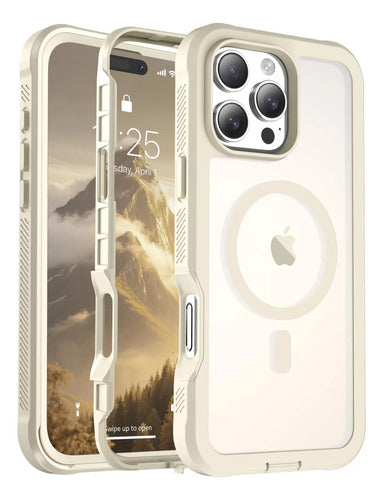 Funda Magnética Para iPhone Pro Max Blanco
