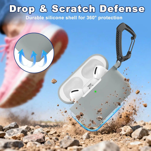 Funda Para AirPods Pro 3 Con Llavero Y Correa
