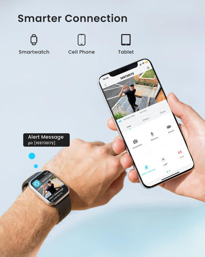 Cámara De Seguridad Inalámbrica Iegeek 2k Blanco