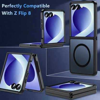 Funda Magnética Para Samsung Galaxy Z Flip 8 Negro Lisa