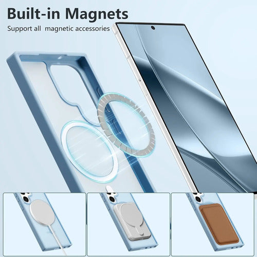 Funda Magnética Para Samsung Galaxy S23 Ultra Celeste
