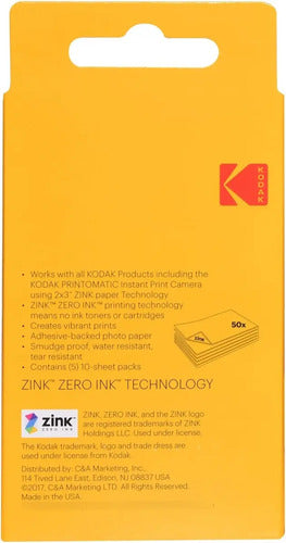 Papel Fotográfico Kodak Zink 2''x3' Blanco