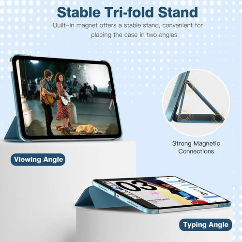 Funda Timovo Para iPad A16 11th Gen 2025 Turquesa