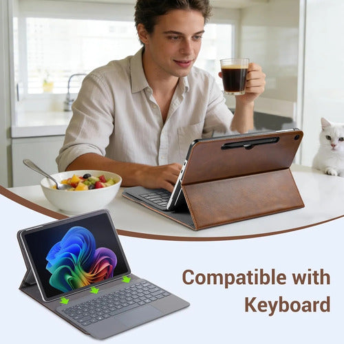 Funda Para Microsoft Surface Pro 12  (2025) Marrón