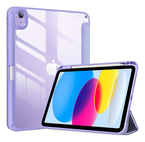 Funda Para iPad (a16) De 2022 Y 2025 11' Y 10.9' Lila