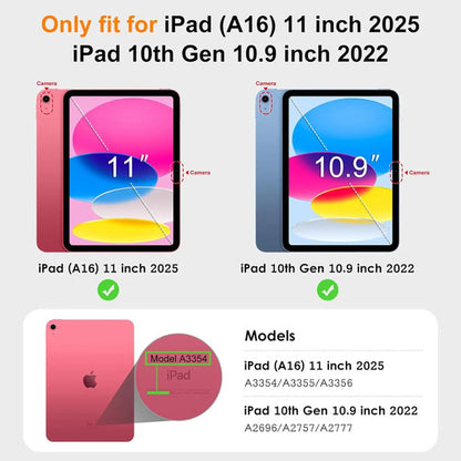 Funda Para iPad 11th Gen 11  2025 Y 10th Gen 10.9 Rosa Melocoton