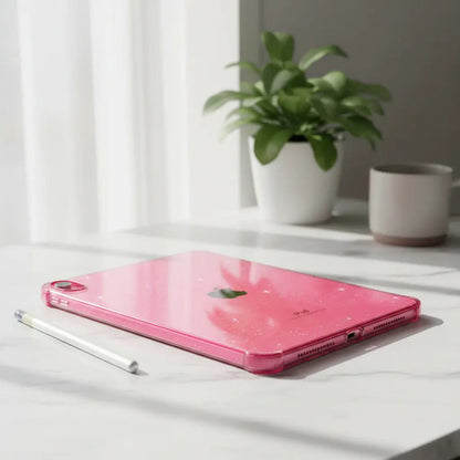 Funda Transparente Para iPad (a16) 11th Gen 2025 Rosa Chicle