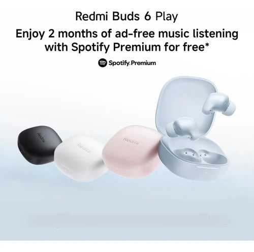 Xiaomi Redmi Buds 6 Play, Ai Noise Reduction, 36-hour Bat... Blanco
