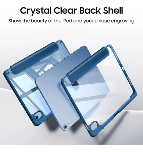Funda Híbrida Delgada Para iPad Azul Marino