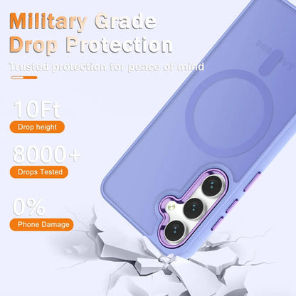 Funda Magnética Mate Para Samsung Galaxy S24 Fe, Lavanda Lavanda