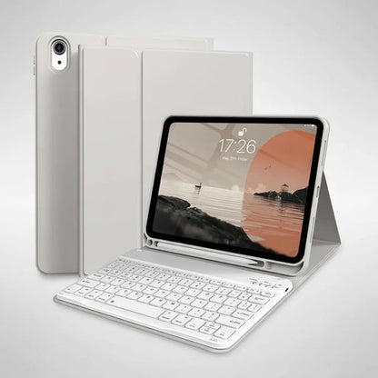 Funda Con Teclado Para iPad (a16) 11th/10th Gen (11/10.9) Gris