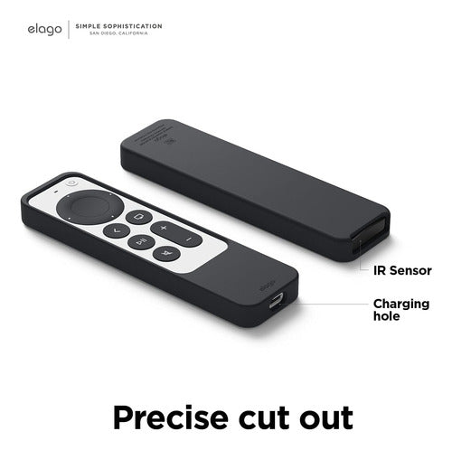 Funda Para Apple Tv 4k Hd Siri Remote 3ra Gen Negro