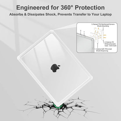 Funda Para Macbook Pro 14 Pulgadas Crystal Clear