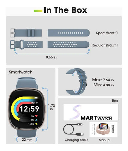 Reloj Inteligente Multifunción Sanorum