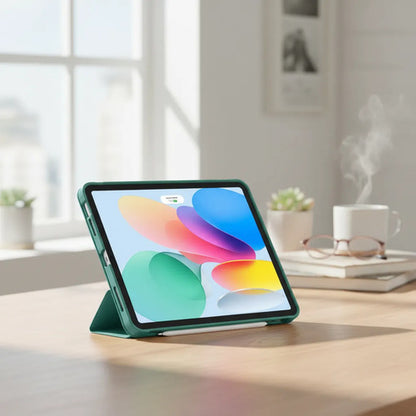 Funda Para iPad A16 Con Soporte Y Porta Lápiz Verde