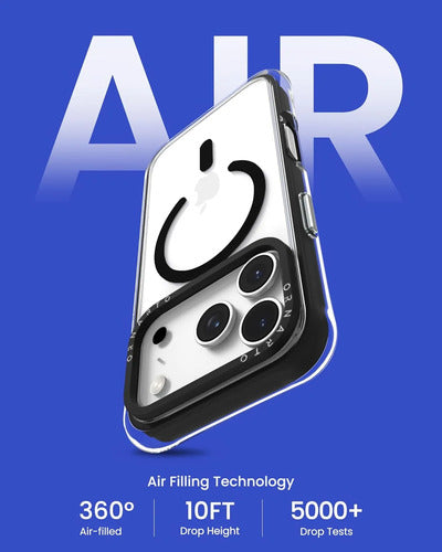 Funda Ornarto Air Para iPhone Pro Max Negro