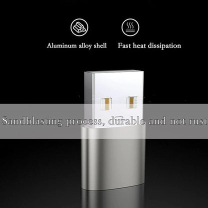 Adaptador Usb A Usb C, Cable Convertidor Tipo C Hembr A Mach Plateado