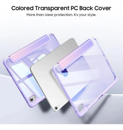 Funda Híbrida Delgada Para iPad Violeta Oscuro