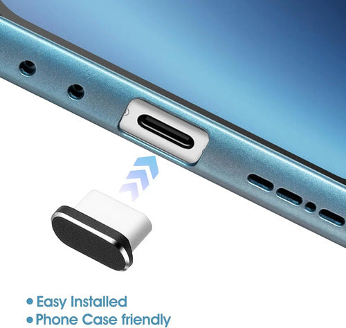 Tapones Antipolvo Tipo C Para Celulares Puerto De Carga