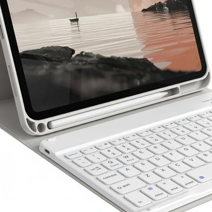 Funda Con Teclado Para iPad (a16) 11th/10th Gen (11/10.9) Gris