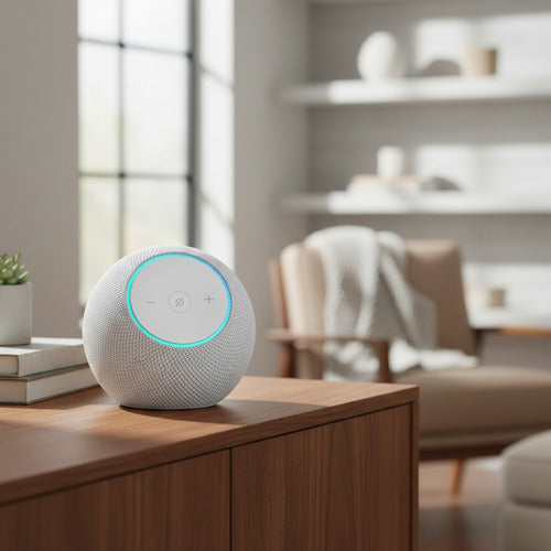 Amazon Echo Dot Max, Altavoz Alexa Con Sonido Envolvente Blanco