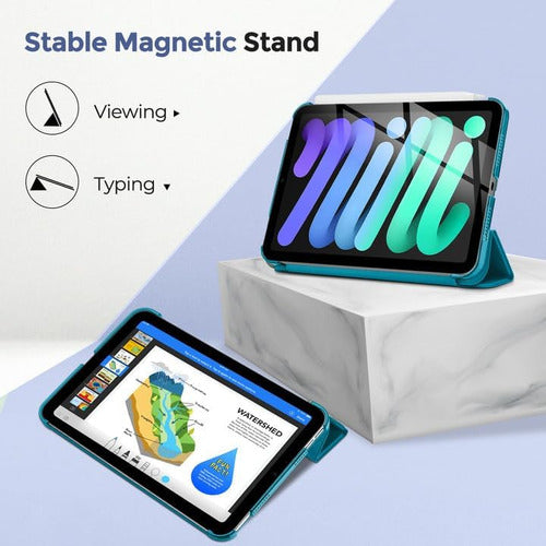 Funda Para iPad Mini 7 A17 Pro 2024/mini 6 2... Turquesa