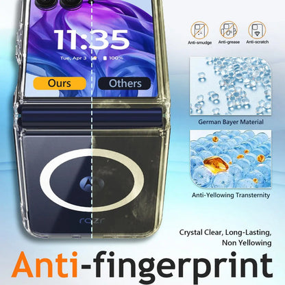 Funda Magnética Para Motorola Razr Ultra 2025, Transparente Transparente