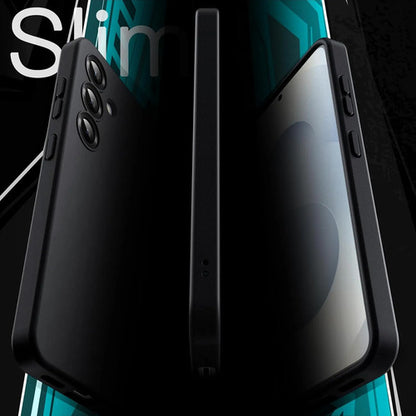 Funda Slim Para Samsung Galaxy S25 Negro Liso