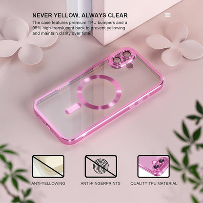 Funda Magnética Para iPhone 16 Rosa Chicle