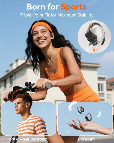 Auriculares Bluetooth Deportivos Negro