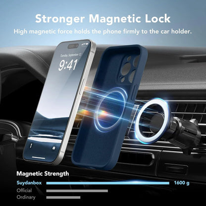Funda Magnética Para iPhone 14 Pro Azul Oscuro