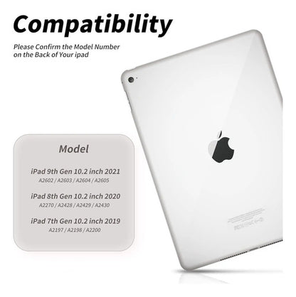 Funda Con Teclado Para iPad 9th/8th/7th Gen 10.2 Gris