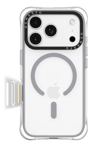 Funda Ornarto Air Para iPhone Pro Max Gris