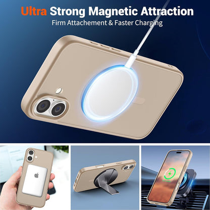 Funda Magnética Supfine Para iPhone 16 Dorado